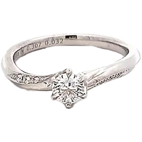 プラチナ （Pt950） ダイヤリング 0.32ct の参考買取価格 | プラチナ 