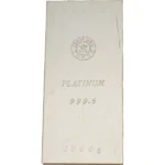 プラチナ （Pt1000） インゴット 1000gの買取実績