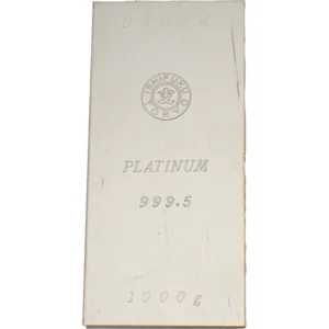 プラチナ1000 (Pt1000) インゴット