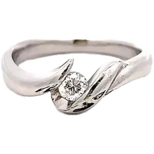 プラチナ900 （Pt900） ダイヤリング 0.21ct