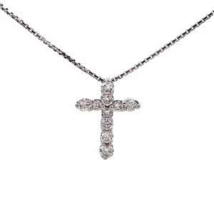 プラチナ850/900 （Pt850・Pt900） コンビ ネックレス ダイヤモンド 1カラット