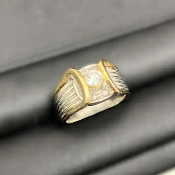 Pt900/K18コンビ リング