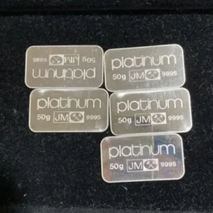 ジョンソンマッセイ プラチナインゴット 50g×5