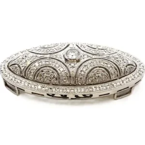 プラチナ900(Pt900)ダイヤブローチ