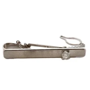 プラチナ900（Pt900/K14） ダイヤネクタイピン