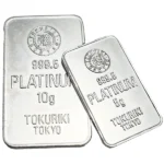 プラチナ (Pt1000) 徳力インゴット 10g 5gの買取実績