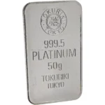プラチナ (Pt1000) 徳力インゴット 50gの買取実績