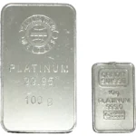 プラチナ (Pt1000) 田中貴金属インゴット100g スイスインゴット10gの買取実績