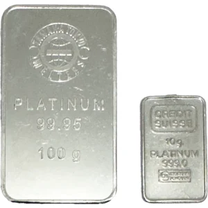 プラチナ1000 (Pt1000) 田中貴金属インゴット スイスインゴット