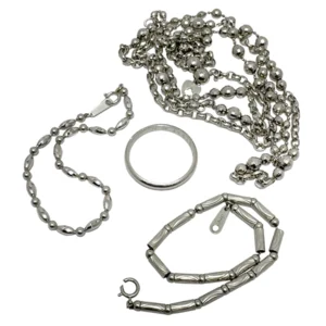 プラチナ850 (Pt850) ブレスレット ネックレス リングまとめ