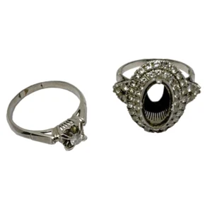 プラチナ850 (Pt850) 石が外れたリングまとめ