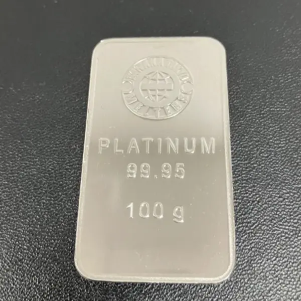 田中貴金属　プラチナインゴット100g