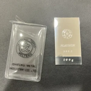 石福金属　プラチナインゴット100g