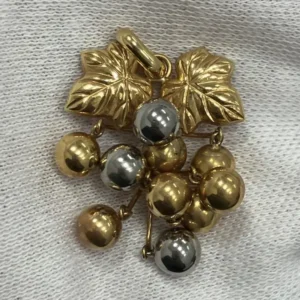 Pt850/K18　ペンダントトップ