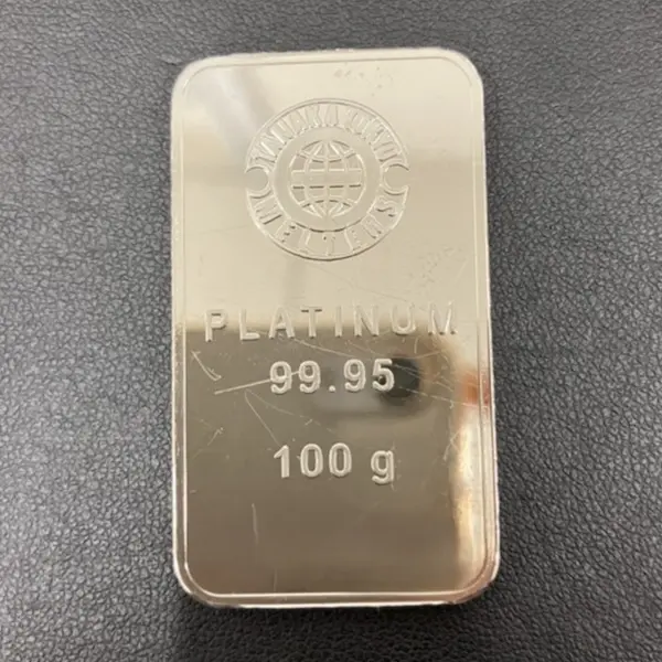 田中貴金属　プラチナインゴット100g