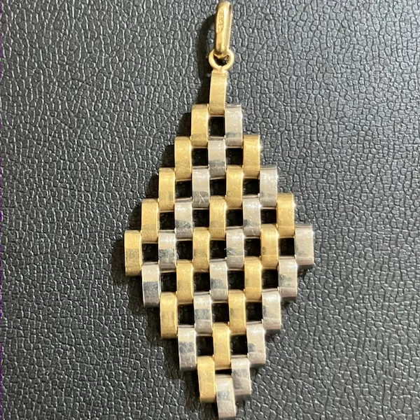 Pt850/K18　ペンダントトップ　4.2g