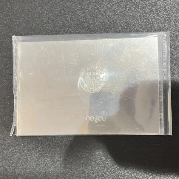 Pt1000　インゴット100g