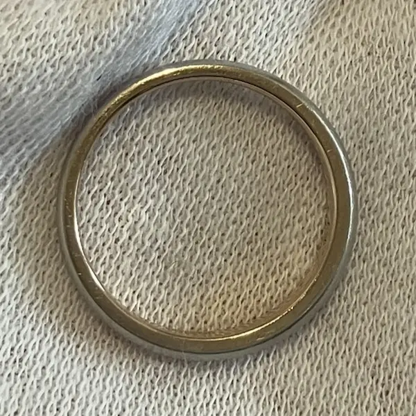 Pt950K18　リング　3.4g