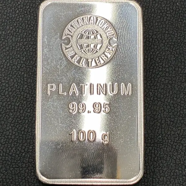 Pt1000　田中貴金属　インゴット　100g