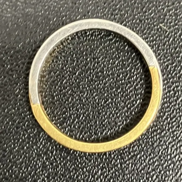 Pt950K18　リング　3.2g