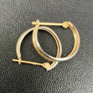 Pt850K18　ピアス　1.2g