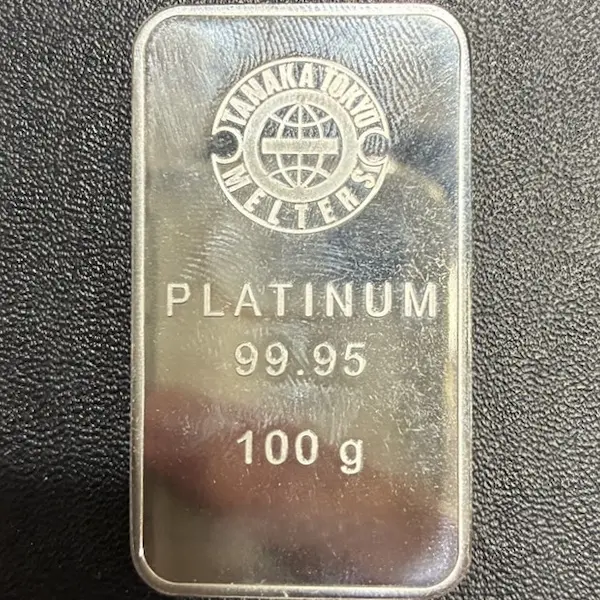Pt1000　田中貴金属　インゴット　100g