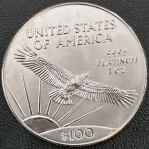 Pt1000　イーグルコイン　1oz　31.1g