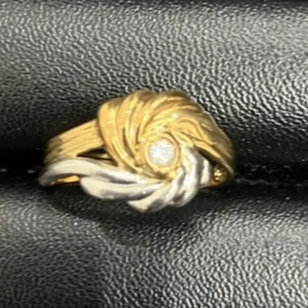 Pt900K18　リング　3.3g