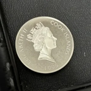 Pt1000　クック諸島記念コイン　14.8g