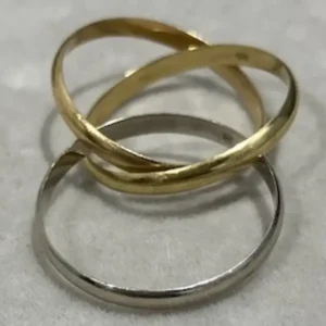 Pt900K18　リング　4.4g