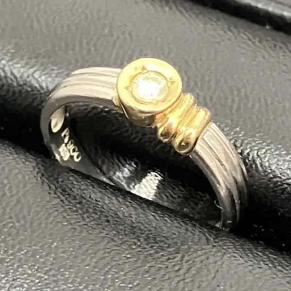 K18Pt900　リング　2.9g