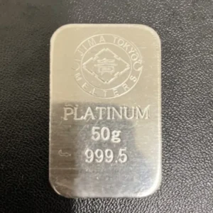 Pt1000　井島貴金属精錬　インゴット　50g