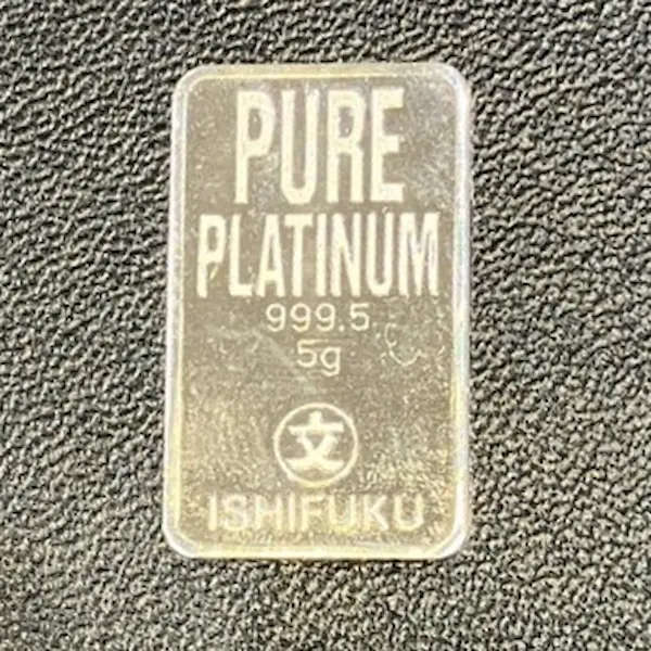 Pt1000　石福金属興業　インゴット　5g