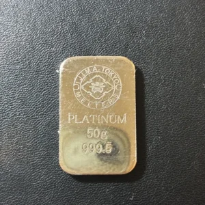 Pt1000　井島貴金属　インゴット　50g