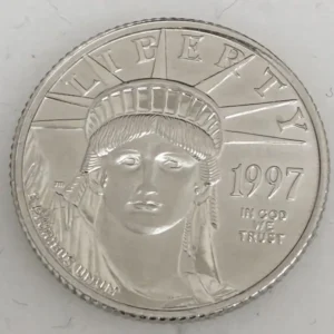 Pt1000　イーグルコイン　1/10oz　3.1g