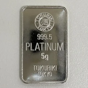 Pt1000　徳力本店　インゴット　5g