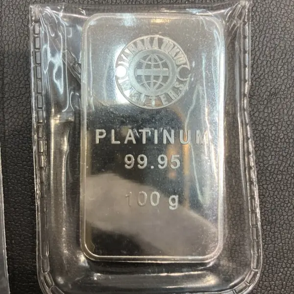 Pt1000　田中貴金属　インゴット　100g