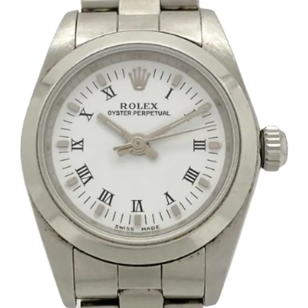 ロレックス オイスターパーペチュアル 76080 ホワイト