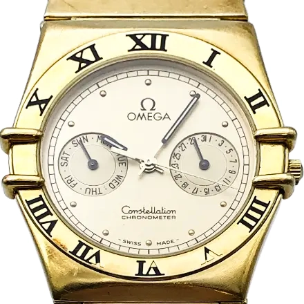 オメガ コンステレーション 396.1070 SS/YG 電池式 アイボリー