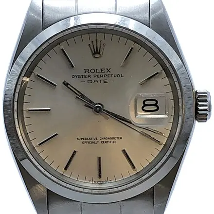 ロレックス オイスターパーペチュアル デイト 1500 シルバー