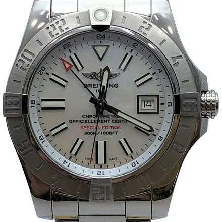 ブライトリング アベンジャー2 GMTマザーオブパール A32390