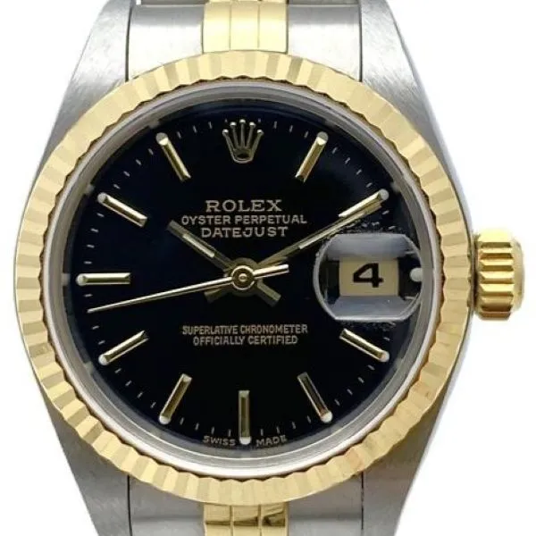 ロレックス デイトジャスト YG/SS ホワイト 79173