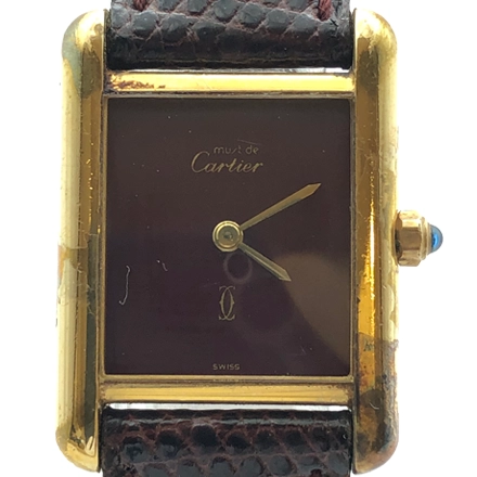 カルティエ マストタンク 33288 925SV/革