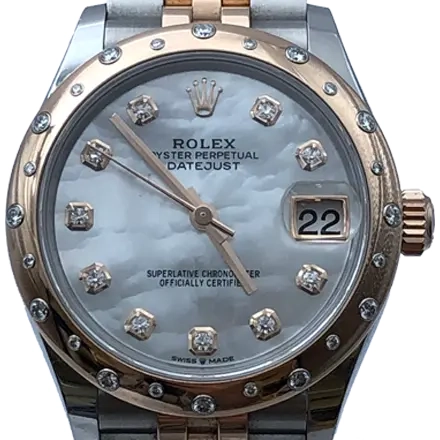 ロレックス デイトジャスト PG/SS ホワイト 278341RBR