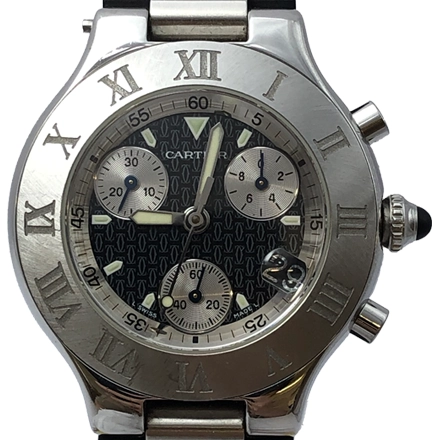 カルティエ マスト21 2424 SS/樹脂