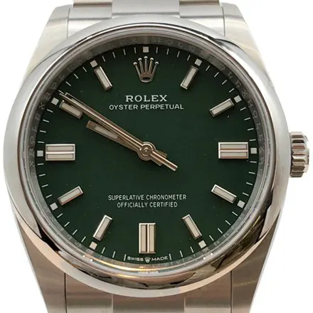 ロレックス オイスターパーペチュアル 126000 グリーン