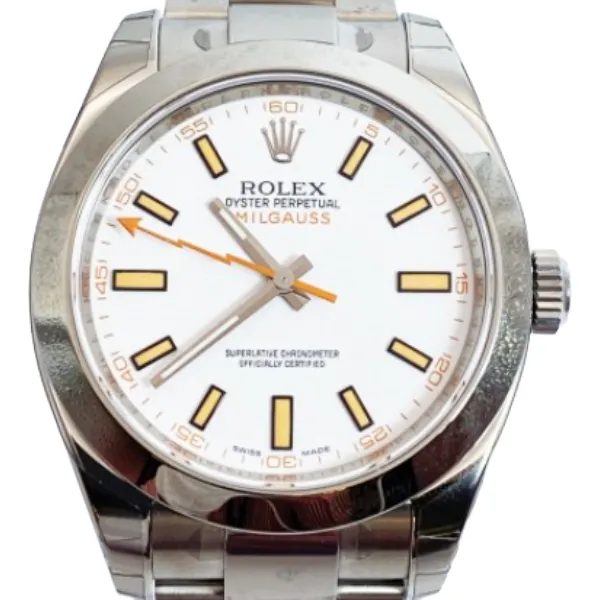 ロレックス ミルガウス SS ホワイト 116400