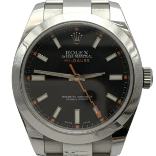 ロレックス ミルガウス SS ブラック 116400