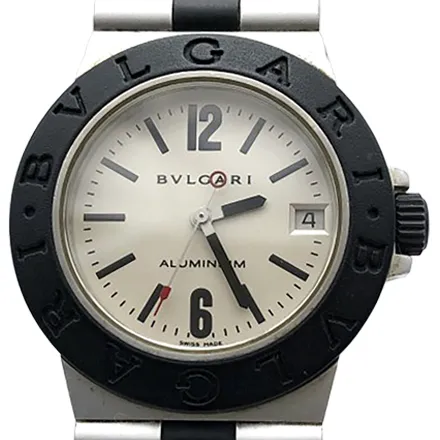 ブルガリ アルミニウム AL32A L10198 アルミニウム 電池式 シルバー