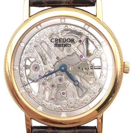 セイコー クレドール 04/25 18KT シルバー